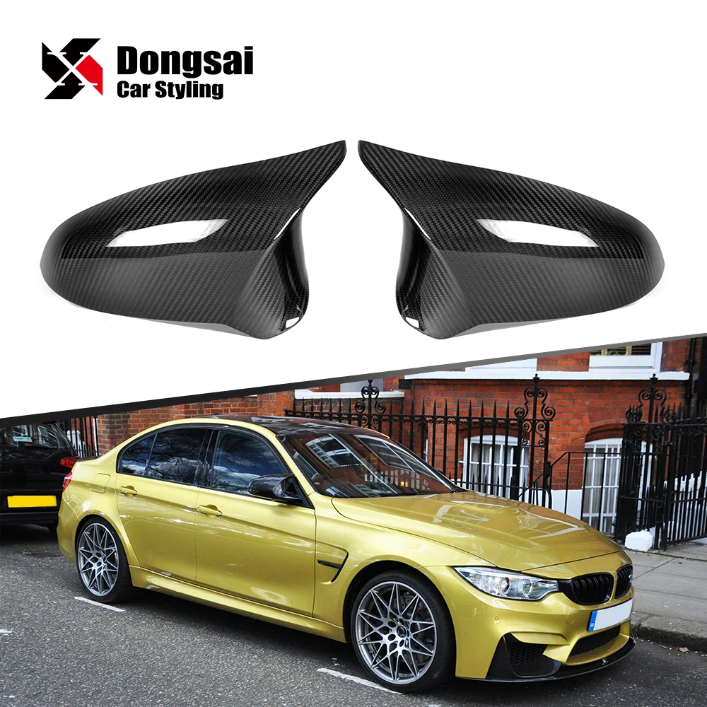 

Dry Carbon Side Door Rear View Mirror Housing Caps Covers for BMW F80 M3 F82 F83 M4 CS GTS 2014-2018