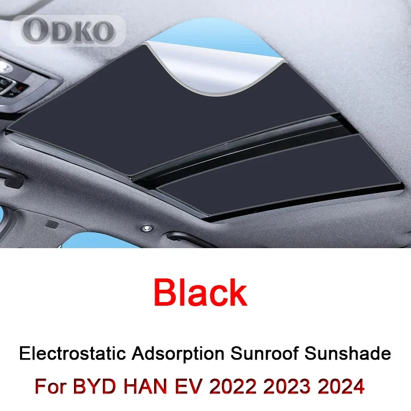 Автомобильный электростатический солнцезащитный козырек Sunroof для BYD HAN EV 2022 2023 2024