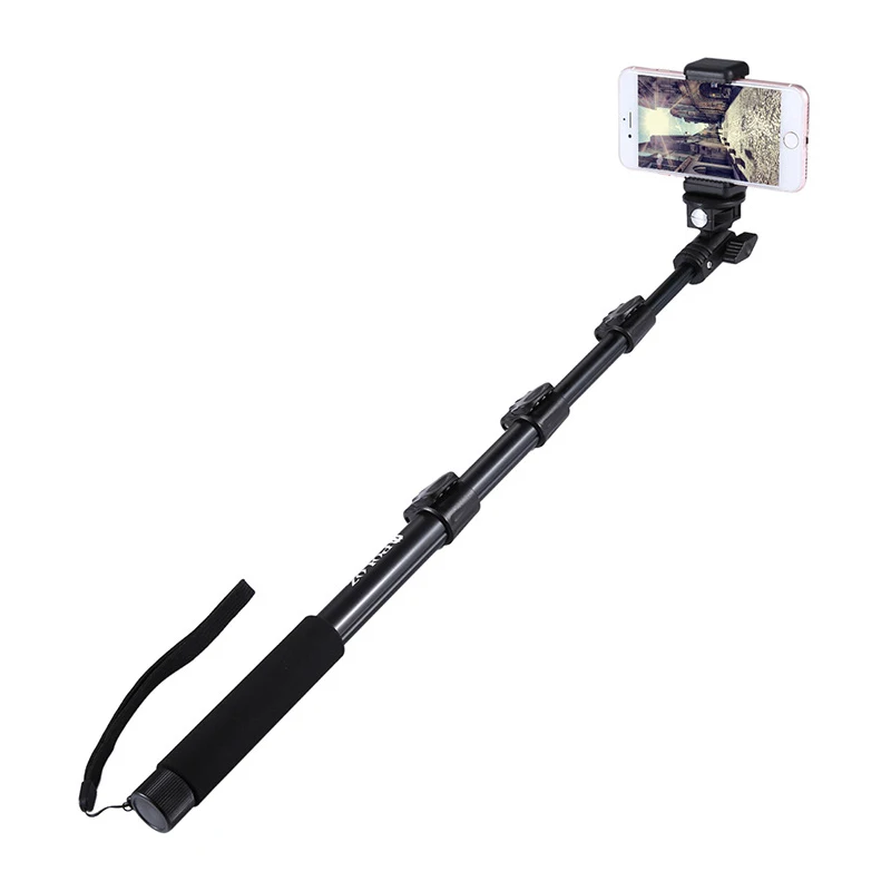 

45 inch Aluminum Monopod Selfie Stick for GoPro Hero 11 10 9 8 7 6 5 Sjcam Xiaomi Eken DJI Action Cam Accessory