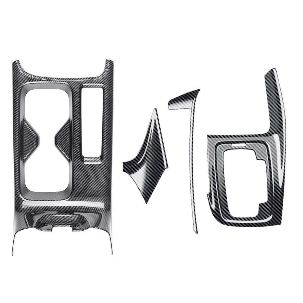 

Car Center Console Cup Holder Gear Panel Decoration Cover Trim Stickers for Honda HR-V Vezel 2021 2022 Carbon Fiber RHD