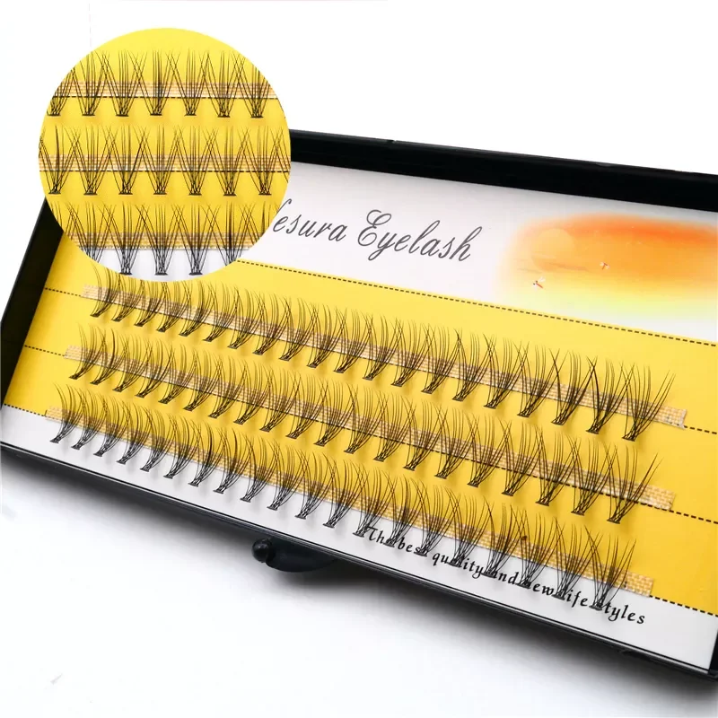 

box/60pcs Eyelash extension Natural soft handmade false eyelashes personal eyelash extension, professional makeup eyelashes