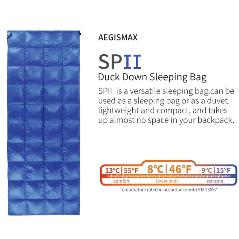 

Спальный мешок на утином пуху, весна-осень-лето, три сезона