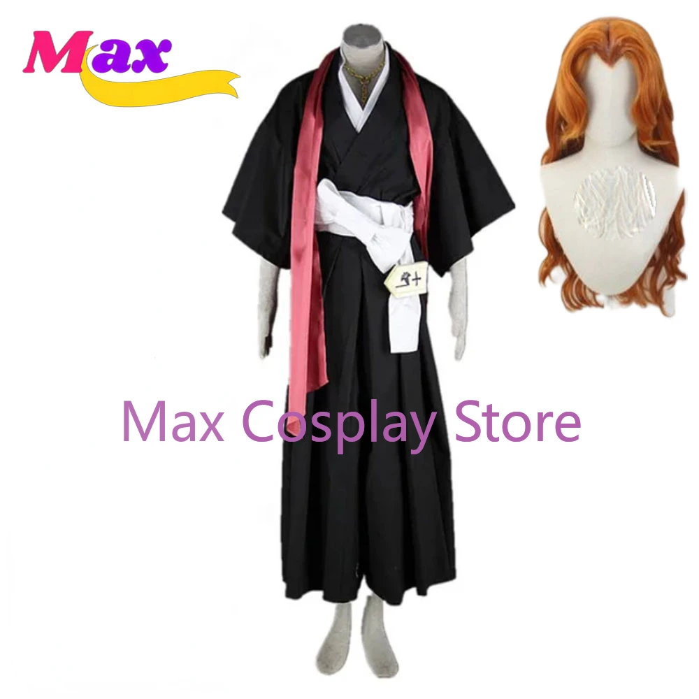 Max Anime Cosplay Matsumoto Rangiku Costume with Scarf Halloween Party Role Play Clothes Accessories Custom size