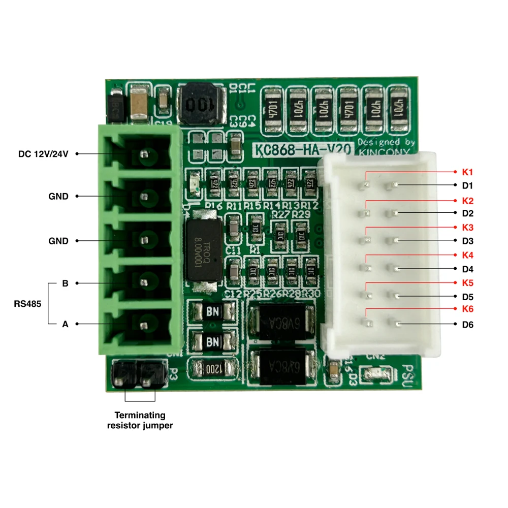 

KinCony KC868-HA V2 Модуль адаптера RS485