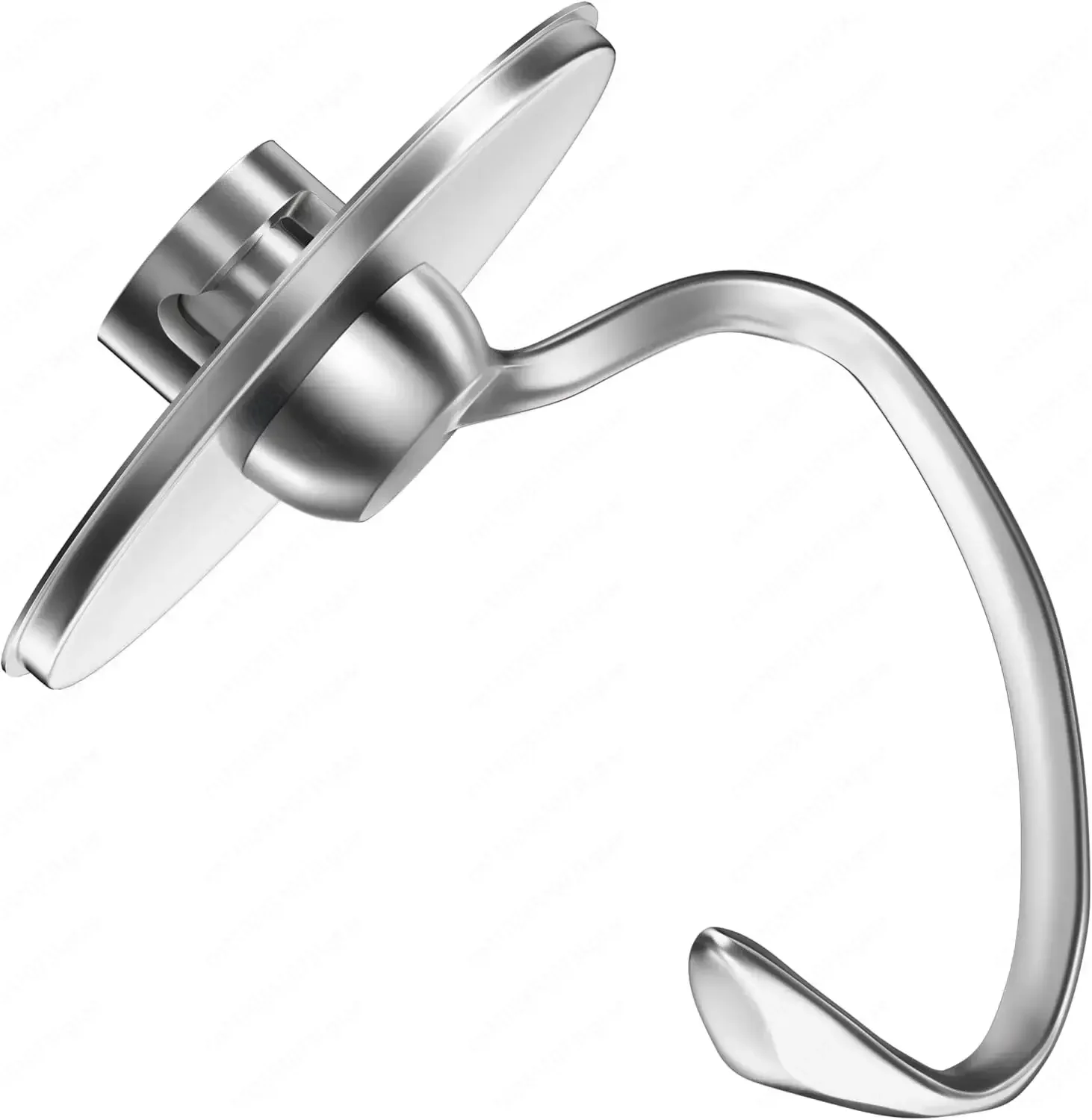 Фото Крючок для теста из нержавеющей стали, подходит для Kitchenaid 4,5-5QT, насадки для миксеров с наклонной головкой, сменные аксессуары, полированные №2