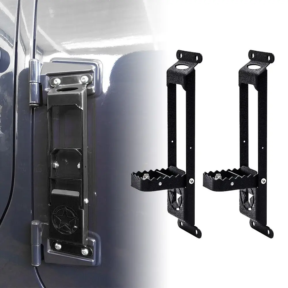 Car Auxiliary Pedal Upper Roof Doorstep Ladder For Jeep Wrangler JK JL 2007-2021 Car Styling Auto Accessories