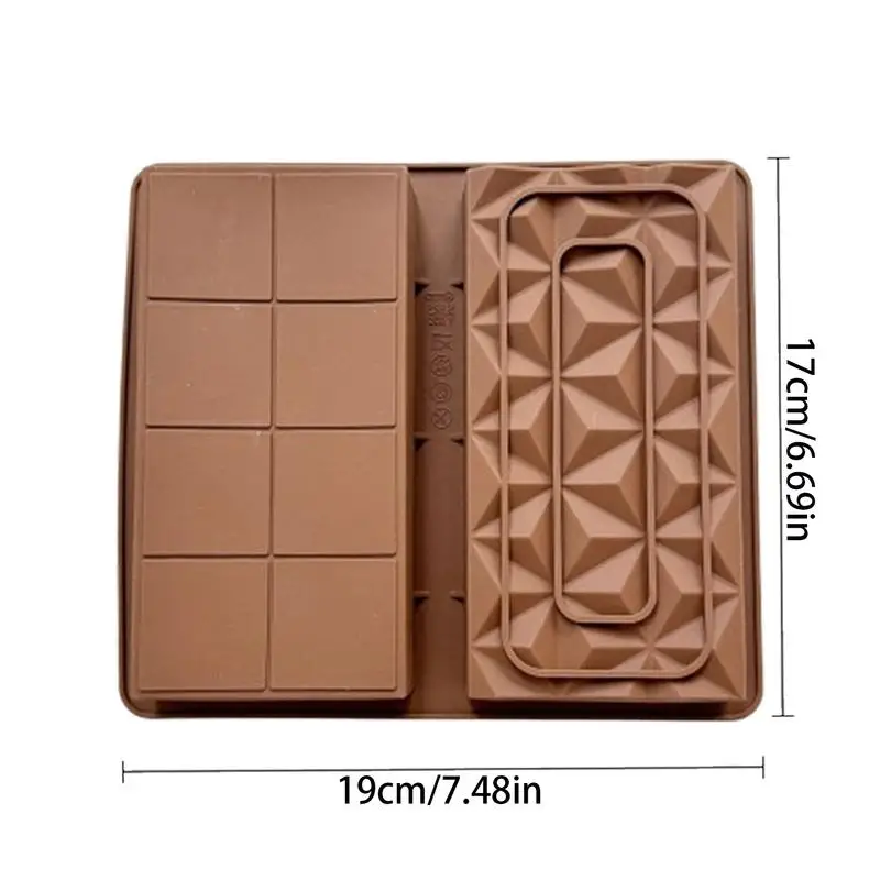 Формы для шоколадных батончиков глубокая силиконовая форма с антипригарным