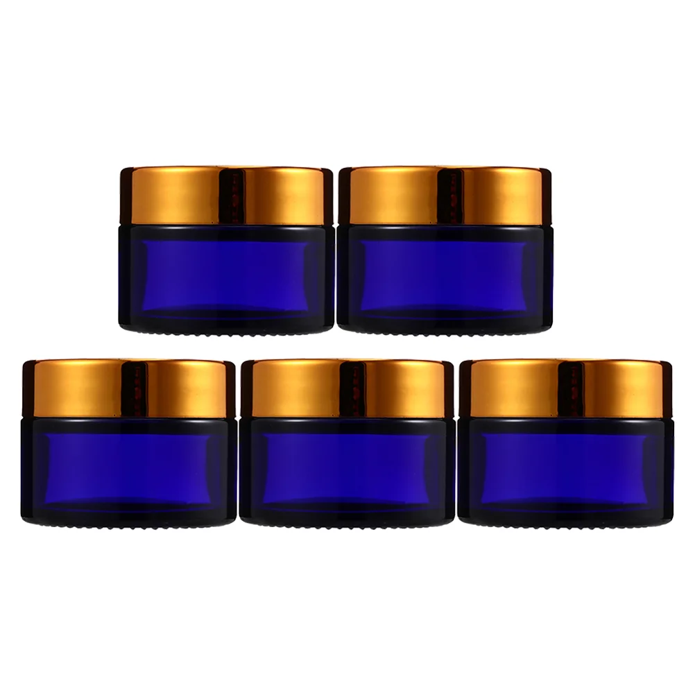 

5 шт., стеклянные бутылки для косметики