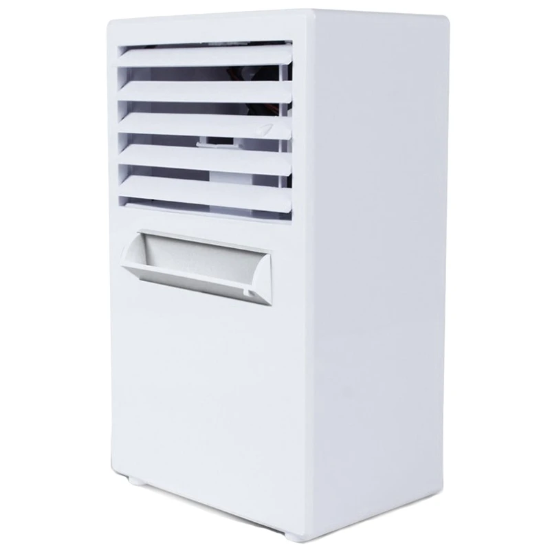 

Air Conditioner Fan,Air Personal Space Cooler Small Desktop Fan Quiet Personal Table Fan Mini Evaporative Air Circulator Cooler