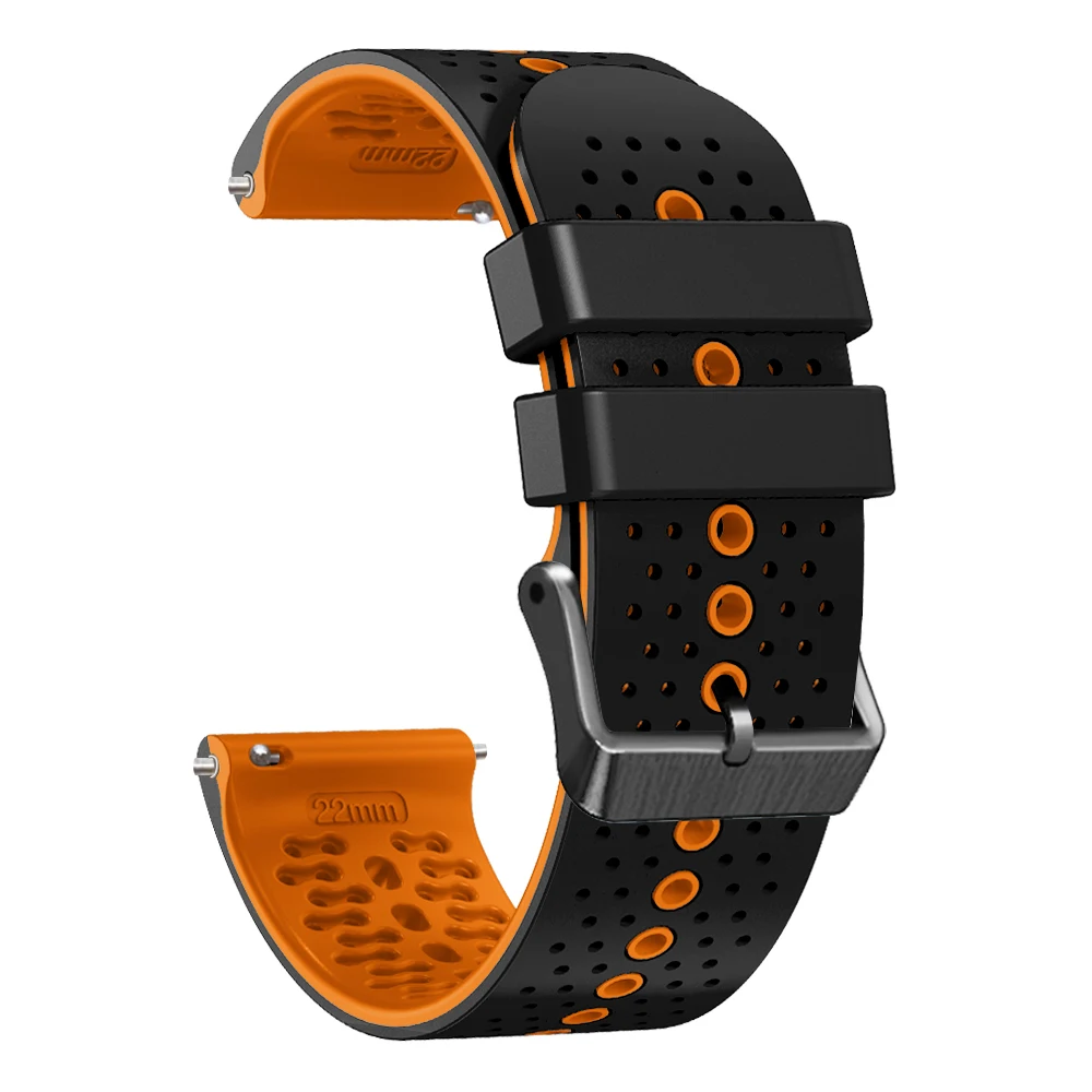 

22mm Silicone Band For Xiaomi Imilab KW66 W12 Smart Watch Strap Wristband For Suunto 5 9 Peak Watchband Oneplus Watch Bracelets