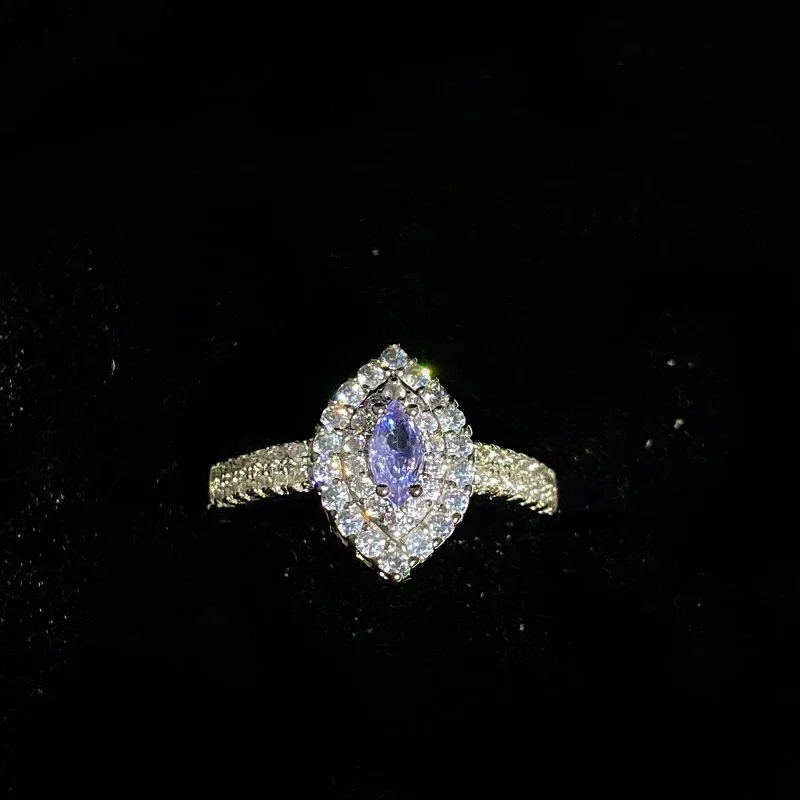 Высококачественное роскошное кольцо MDLFES Moissan Diamond Style с позолоченным