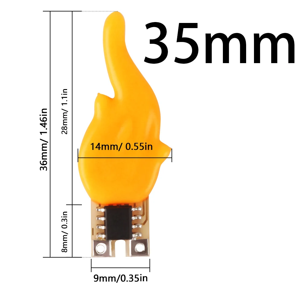 

OCONA DS028 светодиодный чип-фитиль для свечей