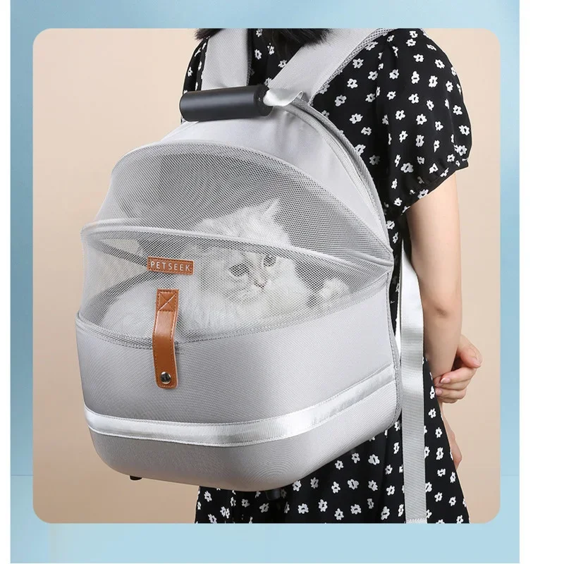 Рюкзак для домашних питомцев портативная воздухопроницаемая сумка переноски