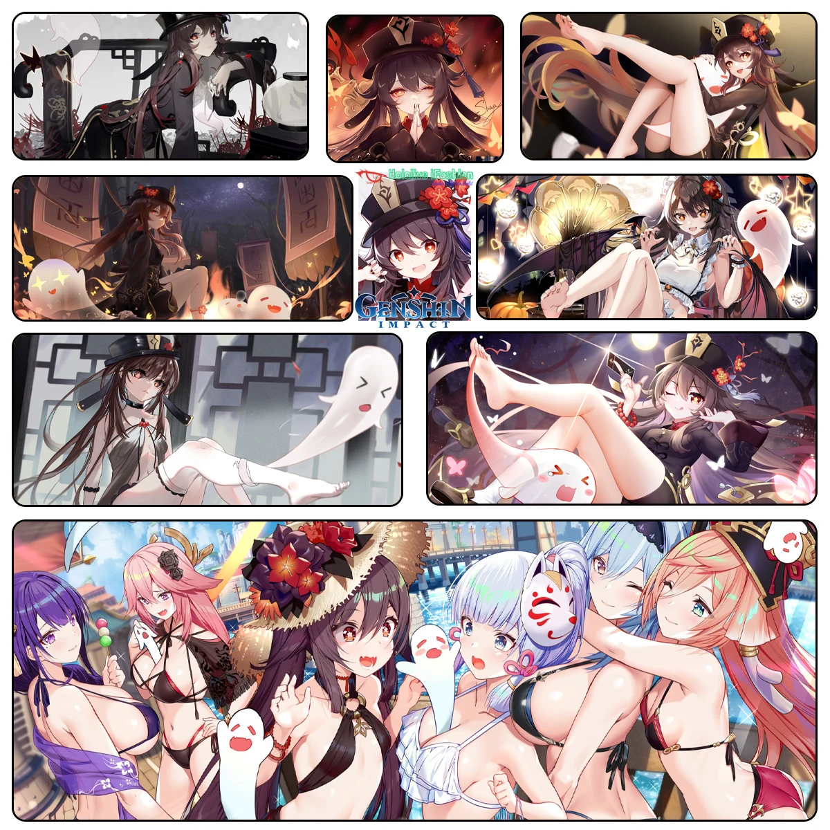 

2022 New Arrival Game Genshin Impact ANIME One Piece Walnut MIHAYO Non-slip Rubber Mat Mause Pad for Computer Gaming Desk Mats