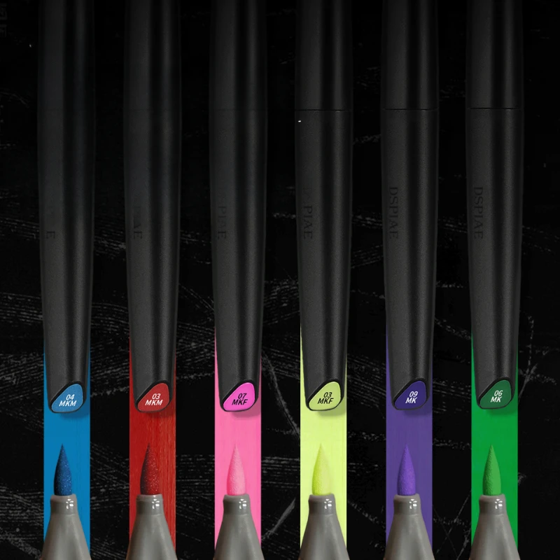 

Ручка Mark Pen на водной основе с мягкой головкой, базовый цвет, металлическая компенсация цвета, ручка с контролируемой толщиной и удобным окрашиванием