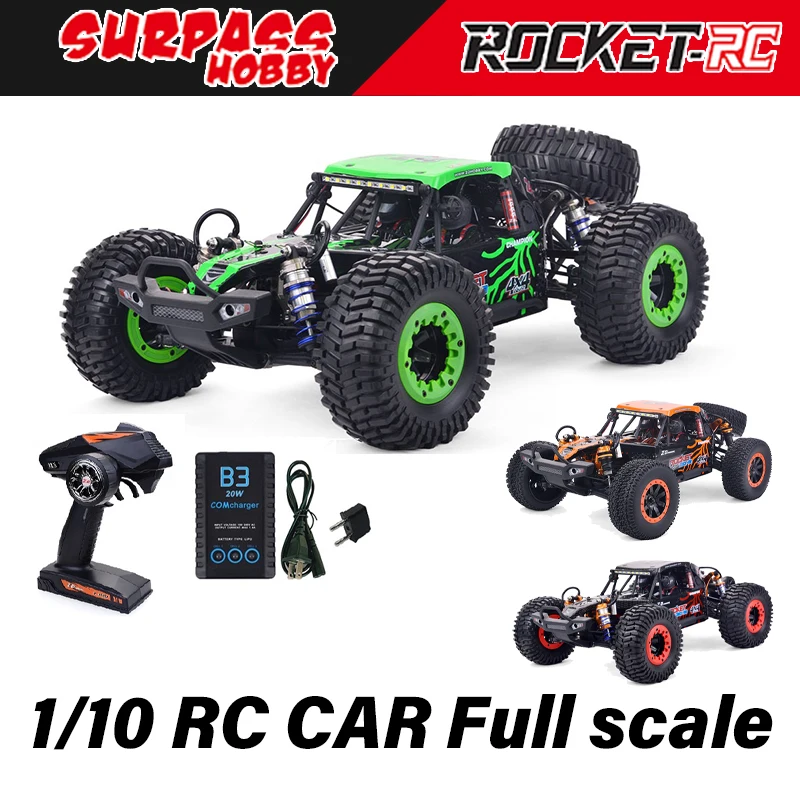 Surpass Hobby Zd Racing ROCKET DBX-10 1/10 RC Car Desert Truck 4WD RTR Remote Control Frame Off Road Buggy Brushless RC Vehicles