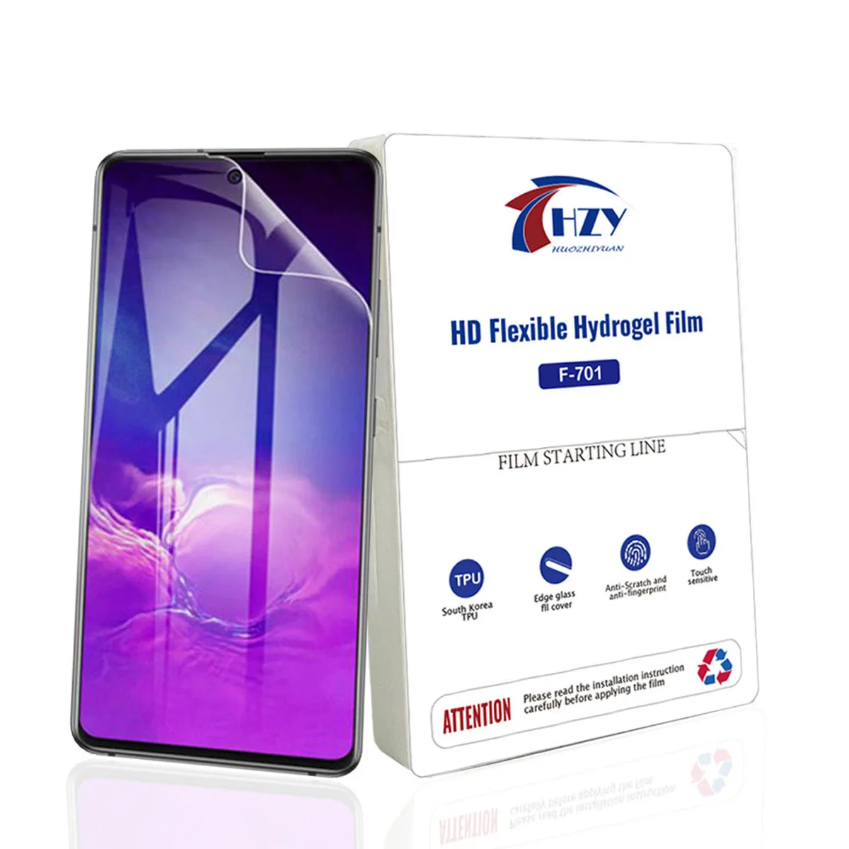 HZY 50 Шт. HD Гидрогелевая Защитная Пленка Для Экрана С Блокировкой Синего Света