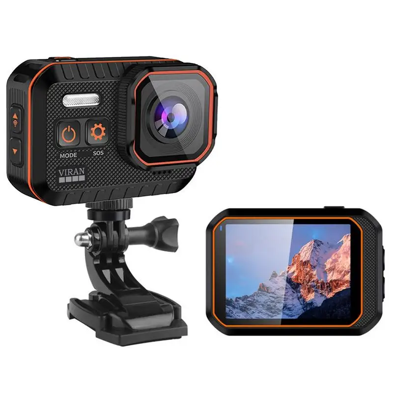 

Спортивная видеокамера Wi-Fi ультра-прозрачная Спортивная камера IP68 Водонепроницаемые экшн-камеры подводная камера 4K маленькие уличные камеры для