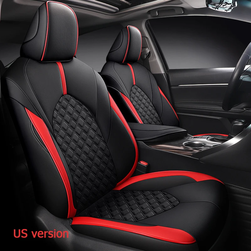 Чехол на автомобильное сиденье для Toyota Camry бензиновый/Гибридный 2018 2019 2020 2021 2022 2023