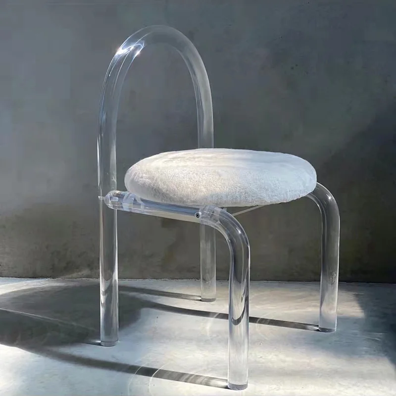 

Роскошная Скандинавская мебель, акриловый обеденный стул, мебель для гостиной, прозрачный кофейный стул, креативная мебель для спальни