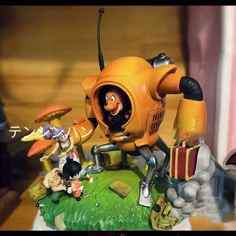 Аниме Dragon Ball Shu Robot Vs Son Goku Фигурка Статуя из ПВХ Фигурки Коллекционная модель