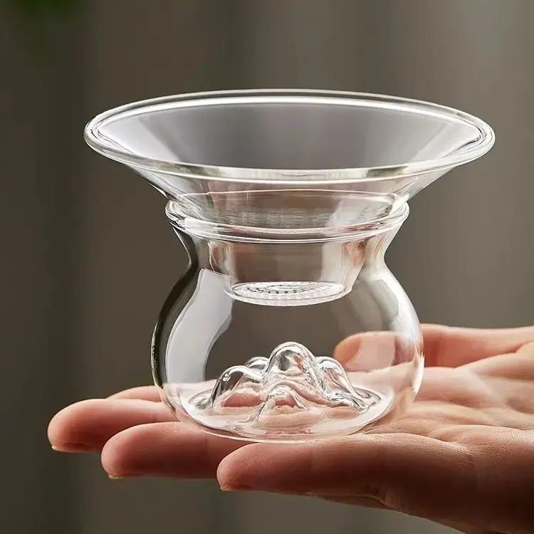 

Стеклянное чайное ситечко