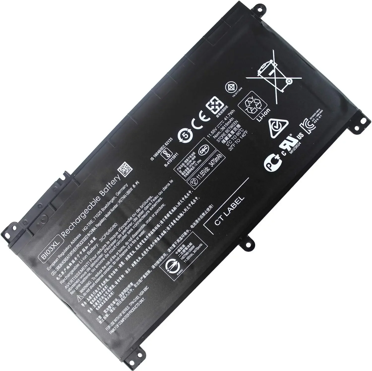 BI03XL ON03XL BIO3X Аккумулятор для ноутбука HP Pavilion TPN-W118 13-U M3-U M3-u001dx M3-u103dx 13-u003la 844203 -850 14-AX