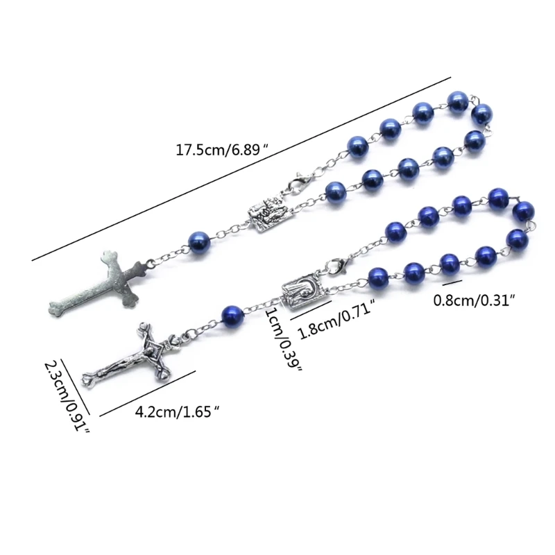 Розарии с жемчужными пальцами четки для крещения на вечеринке пальцах