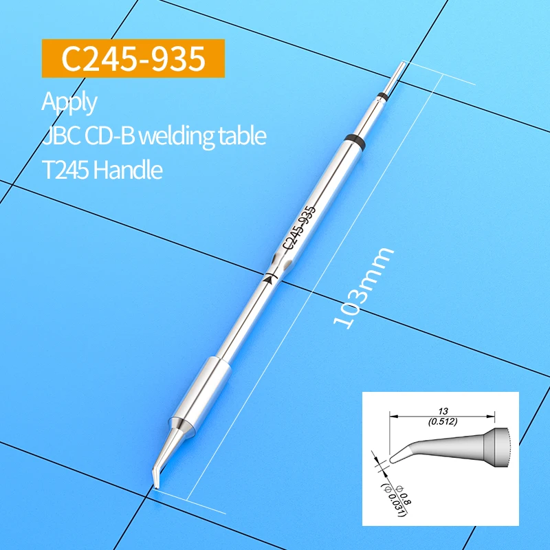 

Сварочный наконечник JBC C245-963 для паяльной станции JBC T245