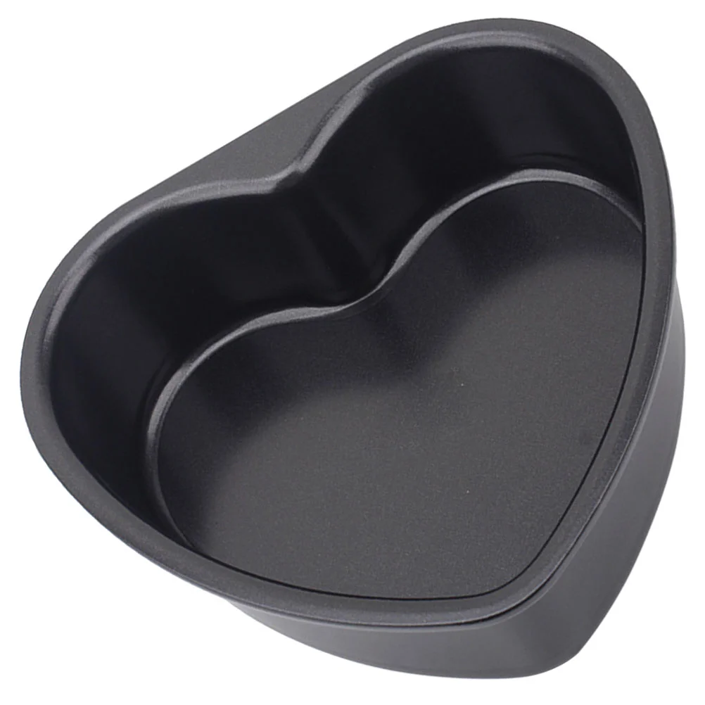 

Thick Baking Tray Small Round Cake Pan Plate Heart Shaped Pans False Bottom Removable