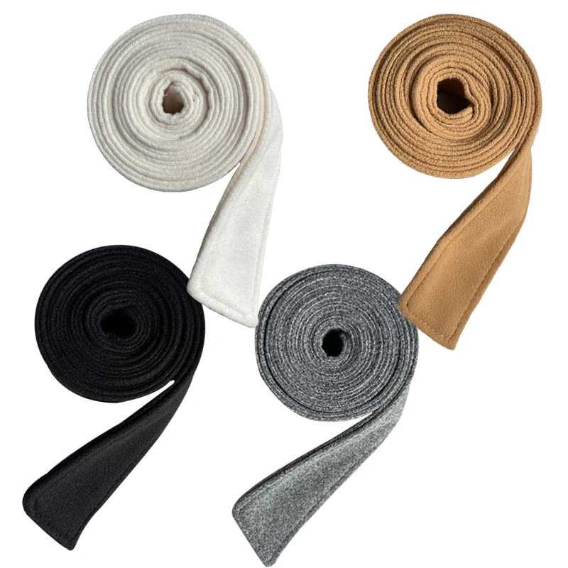 Шерстяной плащ-тренч с поясом и декоративным широким галстуком из искусственной шерсти для мужчин и женщин с двусторонними аксессуарами.