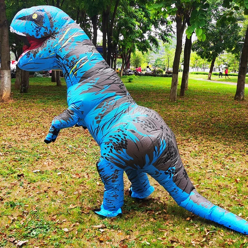 Взрослый детский надувной костюм динозавра T-Rex, костюмы для косплея ...
