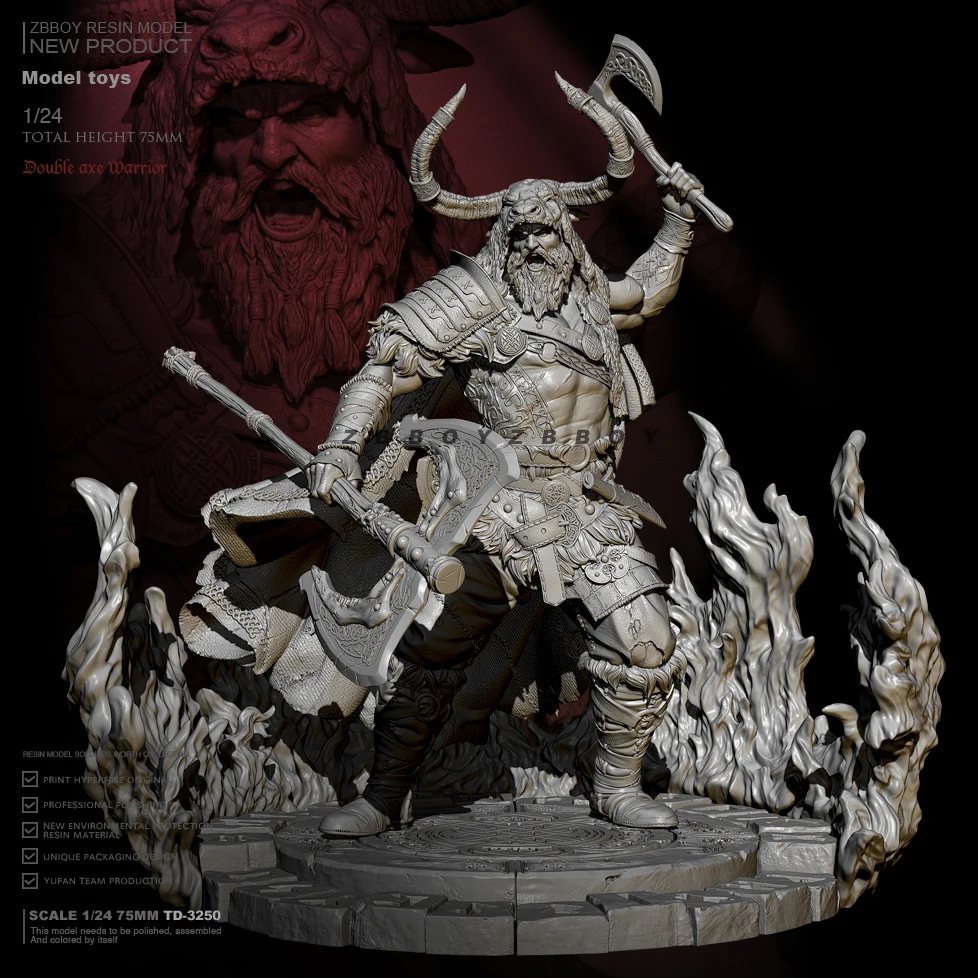 

1/24 Resin model kits figure colorless and self-assembled TD-3250