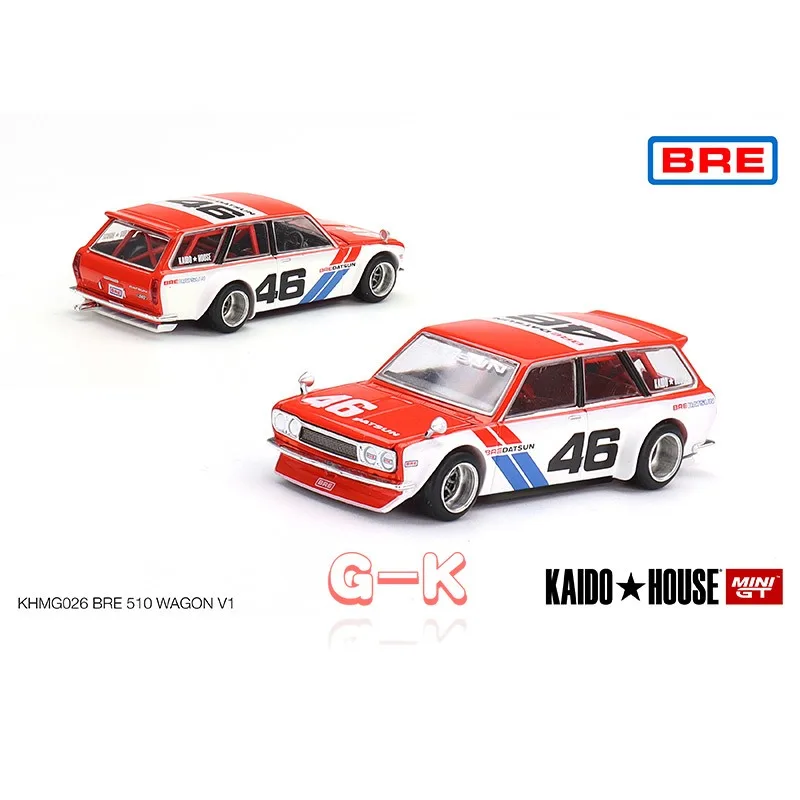 

Модель автомобиля из сплава, модель 1:64 для Datsun 510 Wagon V1 V2