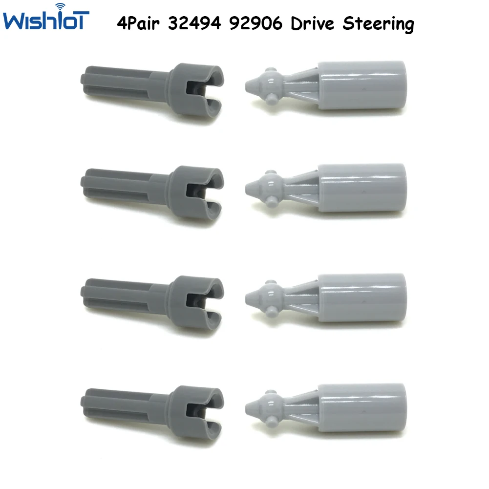 Совместимые с Legoeds технические кирпичи 8 шт. CV Постоянная скорость карданный шарнир (4 пары) Рулевое управление 32494 92906 кирпичи