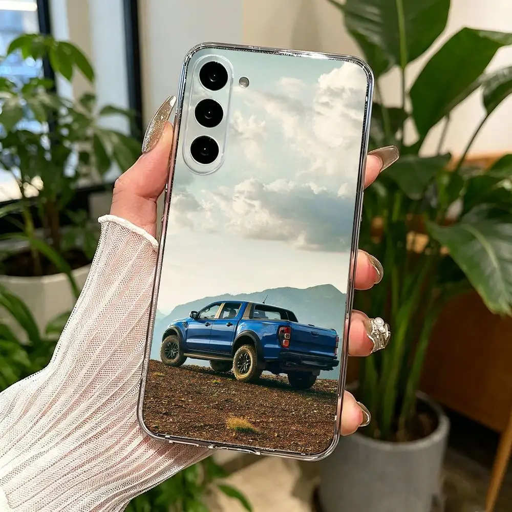 Прозрачный жесткий чехол для телефона pickup F-150 Big Raptor для Samsung A71, A70, A52, A51, A40, A30, прозрачная крышка (art.: 3920dbc7758df) - 3920dbc7758df