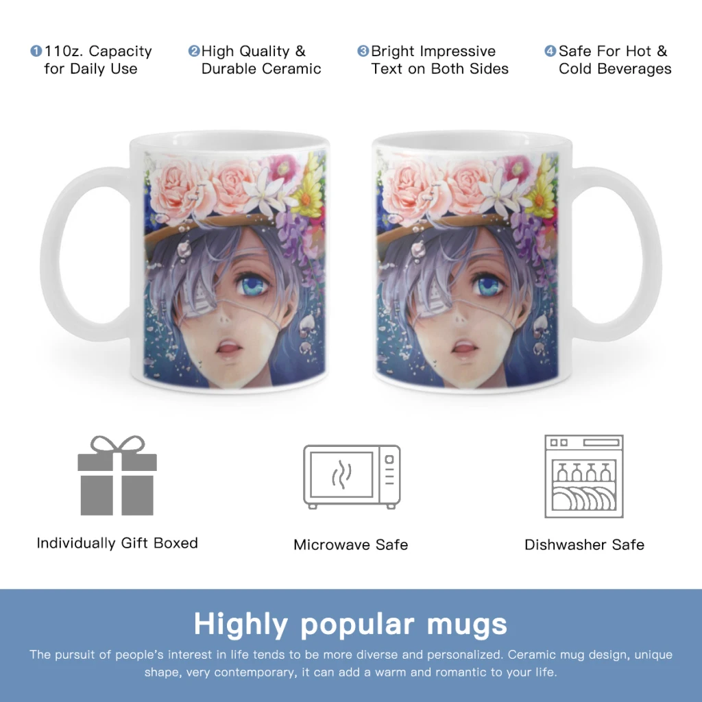 Черный Батлер-Бесплатная доставка керамическая чашка для кофе овсянка завтрака