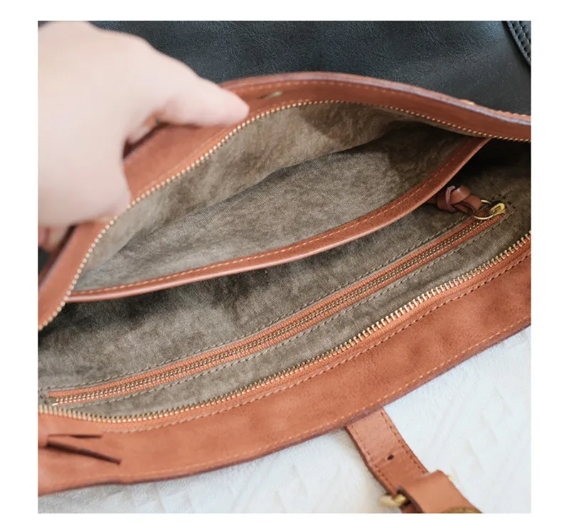 PNDME casual luxury genuine leather ladies  messenger bags outdoor travel designer natural real cowhide women's shoulder bag