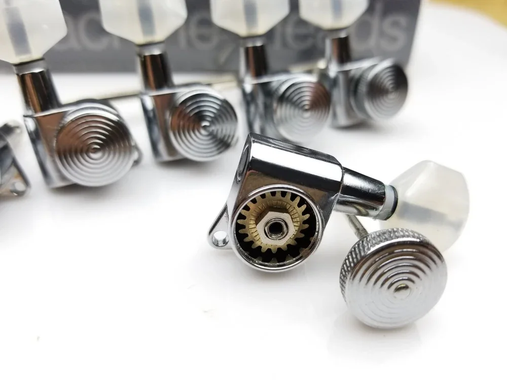 Хромированные тюнеры с блокировкой гитары серебряные колки для электрогитары