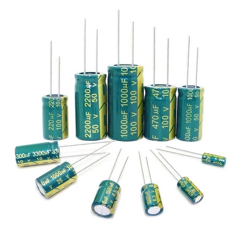 

10 шт. алюминиевый электролитический конденсатор 1800 мкФ 6,3 В 8*16 мм frekuensi tinggi радиальный электролитический конденсатор