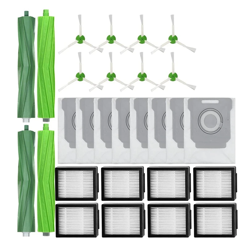 

Replacement Roller Brush Side Brushes HEPA Filters Compatible For Irobot Roomba I7 I7+ I3 E5 Vacuum Cleaner Accessories
