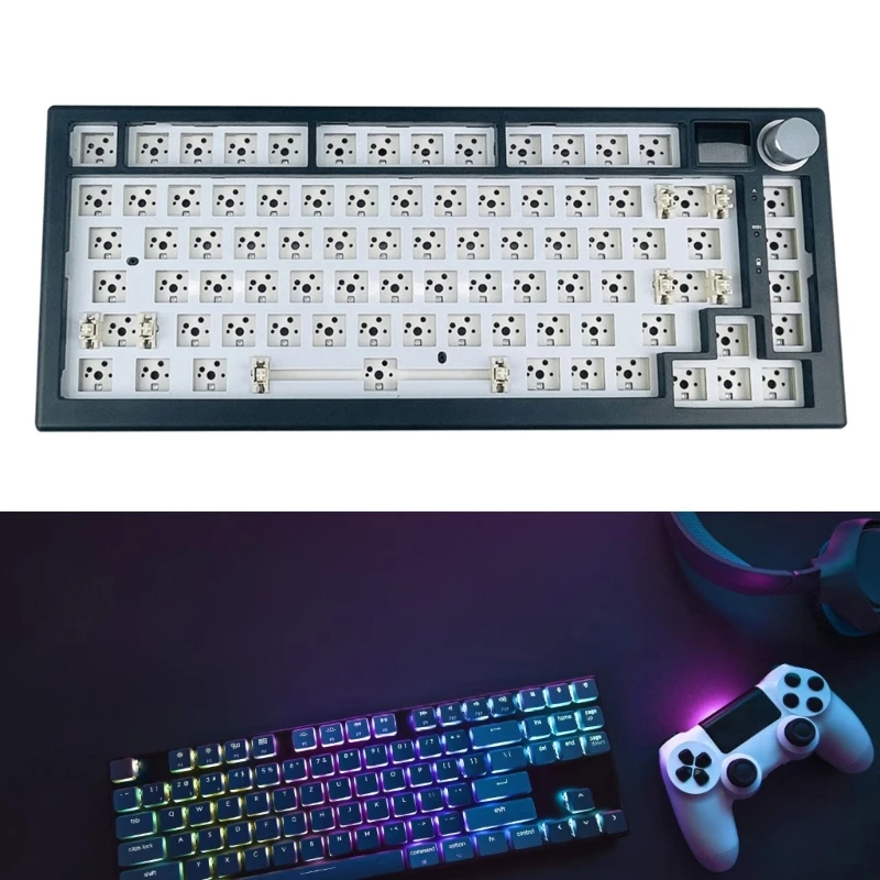 Механическая клавиатура F3KE с 81 клавишами возможностью горячей замены