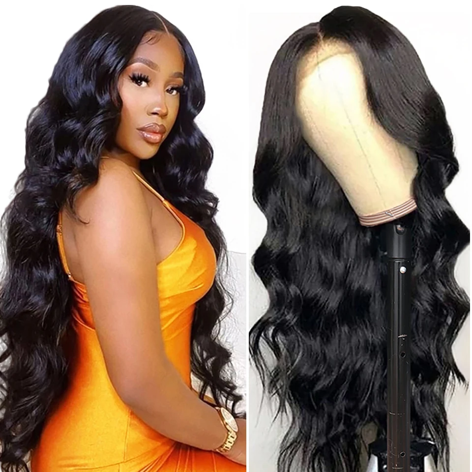

Body Wave Lace Front Human Hair Wigs 13x4 Transparent PrePlucked Brazilian Body Wave Closure Wig 4x4 5x5 6x6 Lace Frontal wig