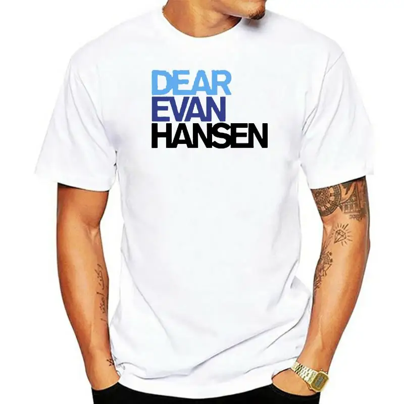 

DEAR EVAN HANSEN Logo American Men White T-Shirt