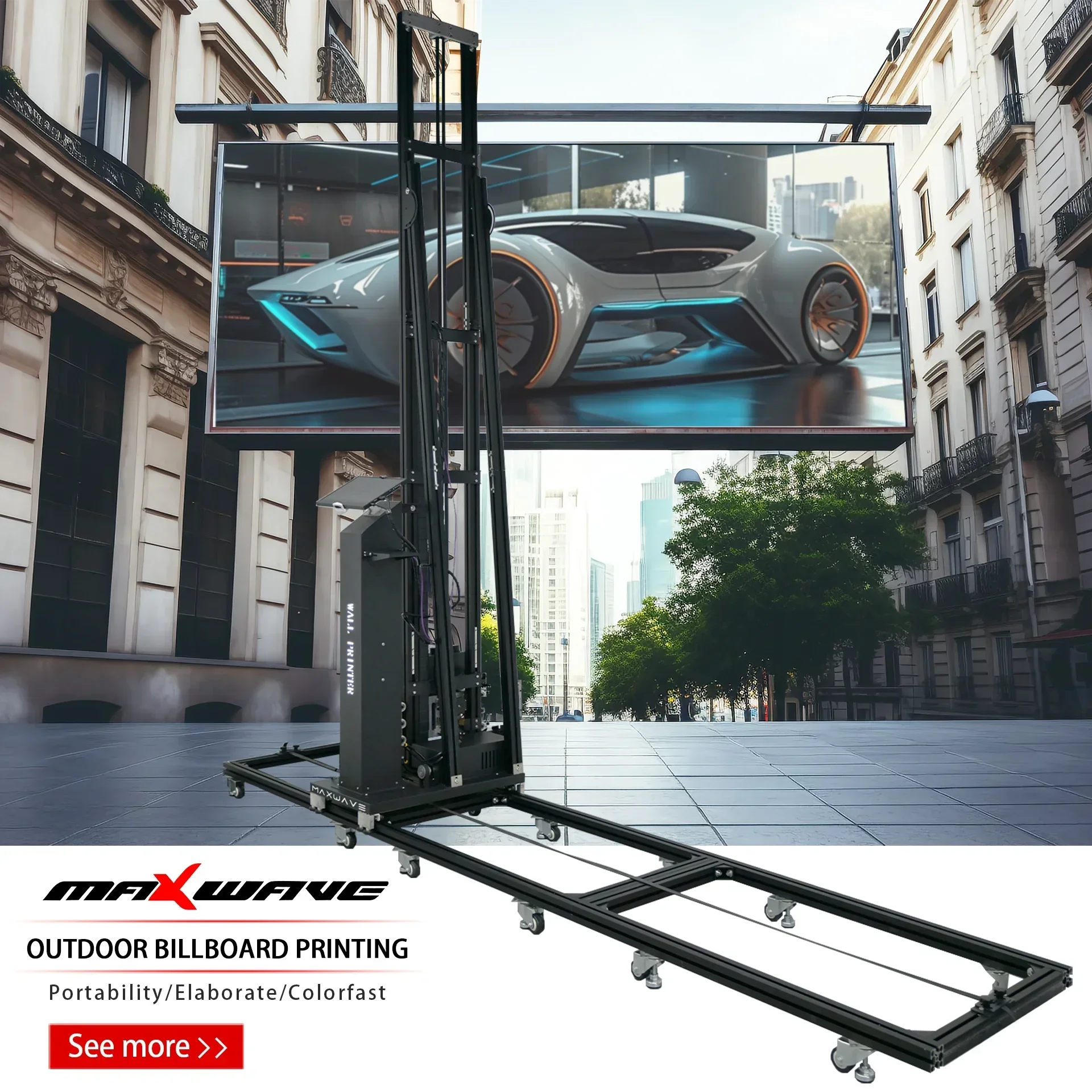 3D-принтер для рисования стен вертикальный цифровой принтер печати на стенах