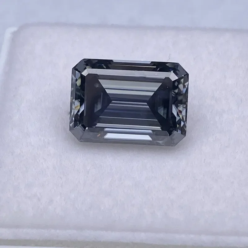 YanYao ювелирные изделия совершенно новые необработанные серые VVS1 сертификат на