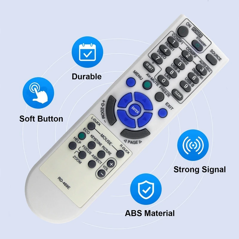 Деталь для замены пульта дистанционного управления проектора NEC VE303X VE303 V302X V332W V302H