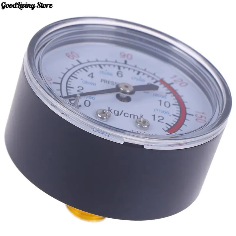 Манометр бар для воздушного компрессора 13 мм резьба 1/4 BSP 0-180 PSI 0-12 - купить по