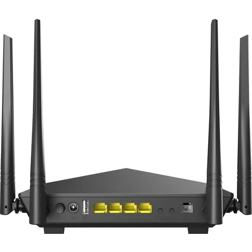 Tenda V12 AC1200 Мбит/с двухдиапазонный беспроводной 4-х гигабитный порт оптоволоконный