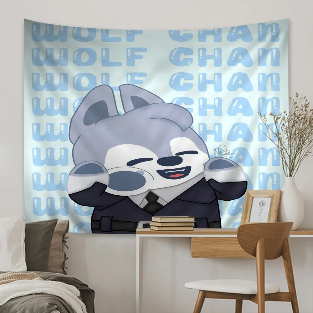 Kpop бродячие дети S-skzoo DIY настенный гобелен подвесной Таро хиппи настенные коврики
